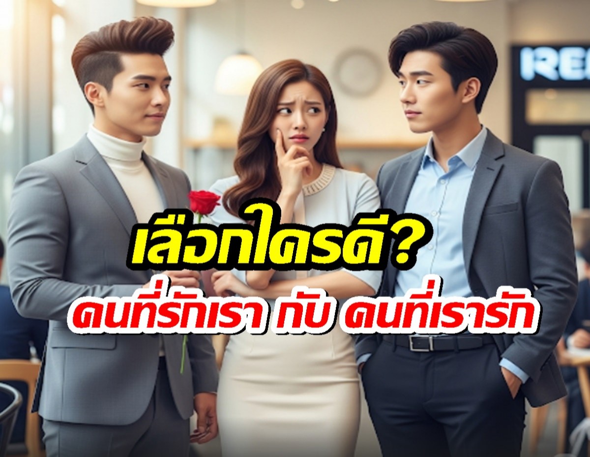 เลือกใครดี? ระหว่าง คนที่รักเรา กับ คนที่เรารัก
