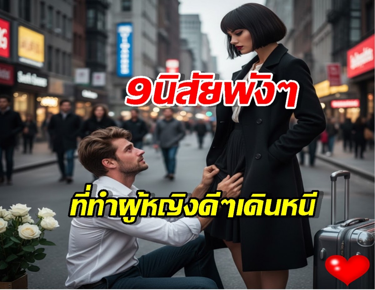 ผู้ชายระวัง! 9นิสัยพังๆ ที่ทำผู้หญิงดีๆเดินหนีไม่หันหลังกลับ!