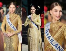 เจาะลุค ชุดไทยศิวาลัย หมูเเฮม ใส่ขึ้นประกวดเวที Cosmo 2025